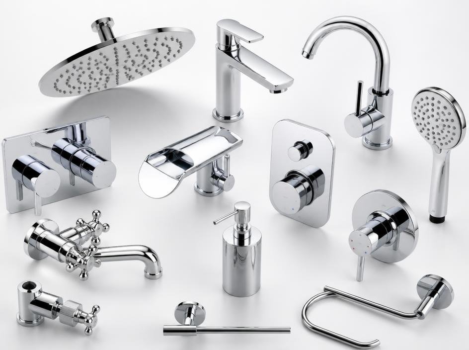 Produtos de marcas de metais sanitários e acessórios